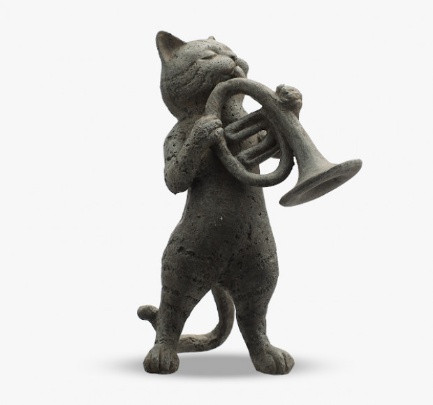 Статуэтка Кот с трубой