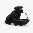 Статуэтка Собака с корзинкой