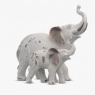 Статуэтка Мама-слон со слоненком