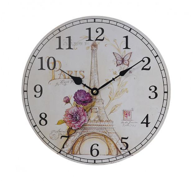 Часы настенные круглые Paris