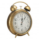 Часы будильник Металлический золотой L