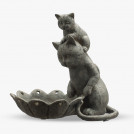 Статуэтка-бонбоньерка Мама-кошка с котенком