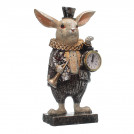 Статуэтка Кролик с часами в цилиндре