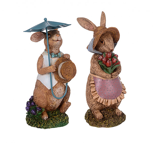 Статуэтка Кролик-кавалер с дамой