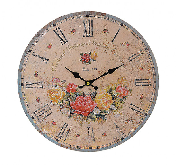 Часы настенные Букет из роз