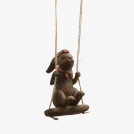 Статуэтка Кролик мечтатель на подвесных качелях