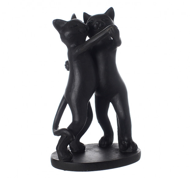 Статуэтка Черные коты танцующие