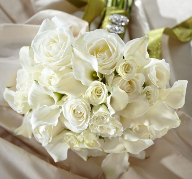 Букет невесты Белые росы
