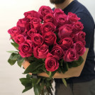 Букет Отпечаток поцелуя 15 роз