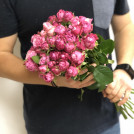 Букет из 11 пионовидных кустовых роз