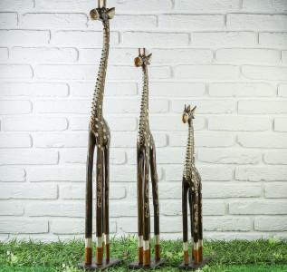Набор статуэток Жирафы с сердечками (3 шт)