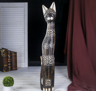Статуэтка Кошка с точечным узором