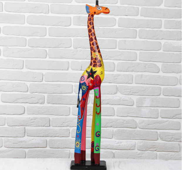 Статуэтка Цветной жираф