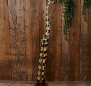 Статуэтка Жираф с зелеными завитками
