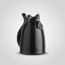 Статуэтка Кот-декор керамический черный большой