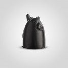 Статуэтка Кот-декор керамический черный средний