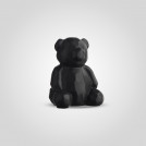 Статуэтка Мишка черный керамический в стиле Арт-Деко большой