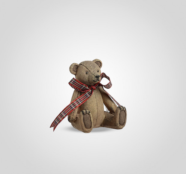 Статуэтка Мишка с бантиком винтажный малый