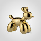 Статуэтка Собака керамическая золотистая большая