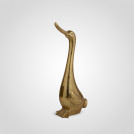 Статуэтка Утка интерьерная золотистая 70 см полистоун