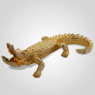 Статуэтка Золотистая фигура крокодила