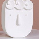 Ваза "Face" керамика, белый, 13,5 см