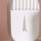 Ваза "Face" керамика, белый, 18 см